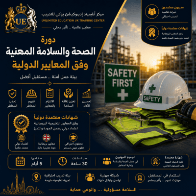 دورة الصحة والسلامة المهنية وفق المعايير الدولية